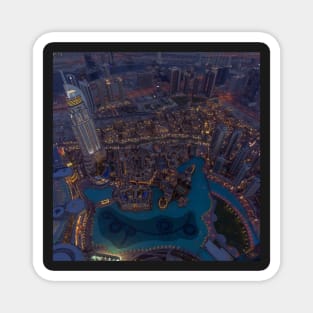 DUBAI CITY NIGHTSCAPE Magnet