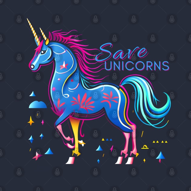 Save the unicorns by Javisolarte