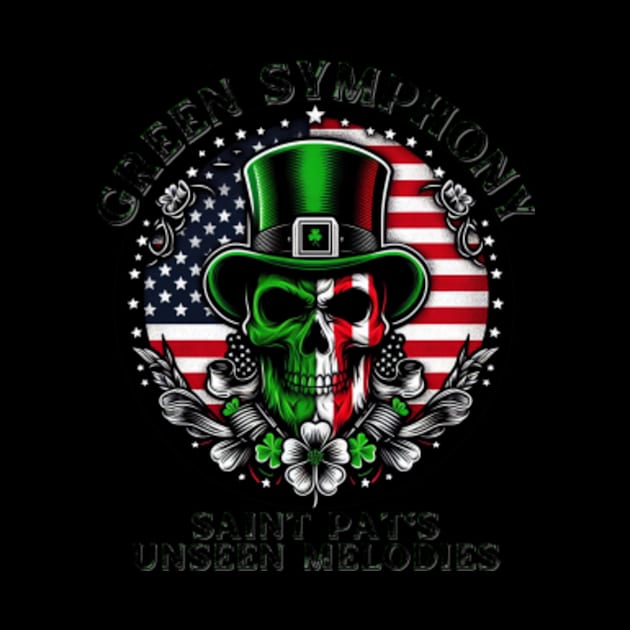 Green Symphony  Saint Pat's Unseen Melodies by PixelSymphony