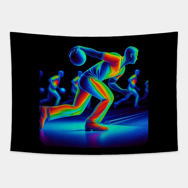 Thermal Image - Sport #41 Tapestry by The Black Panther