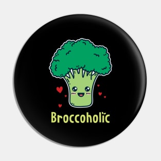 Broccoholic Pin