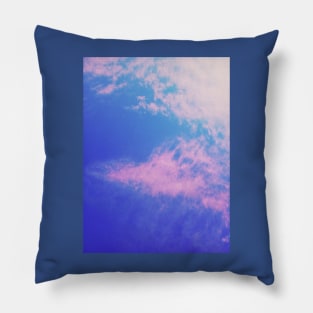 Violet Blue Sky | Pink | Clouds Photo Pillow