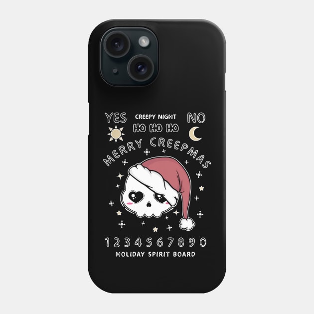 Merry Creepmas Spirits Board Phone Case by Sasyall