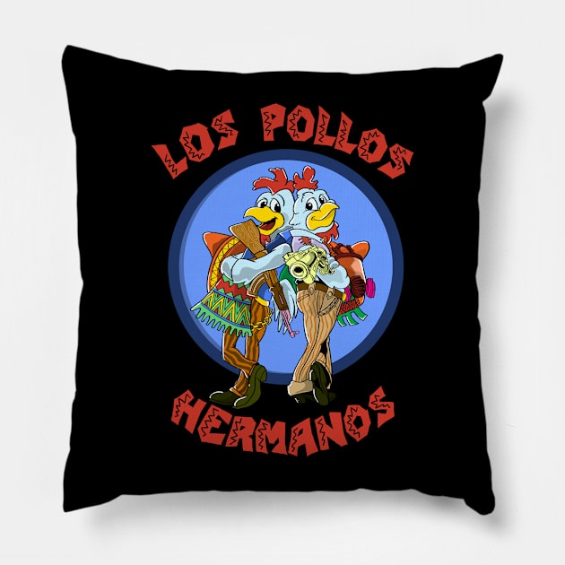 Los Pollos Hermanos Pillow by Fakinhouwer