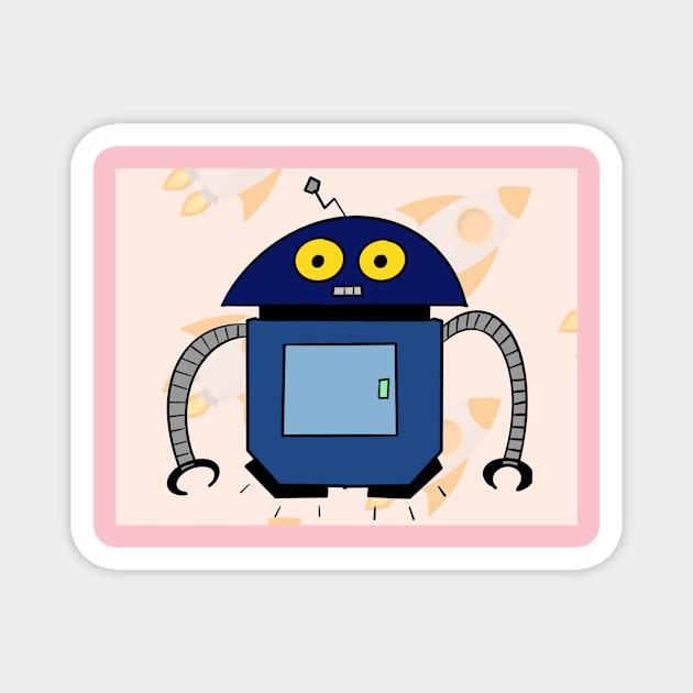 January Shorty Robot Magnet by Soundtrack Alley