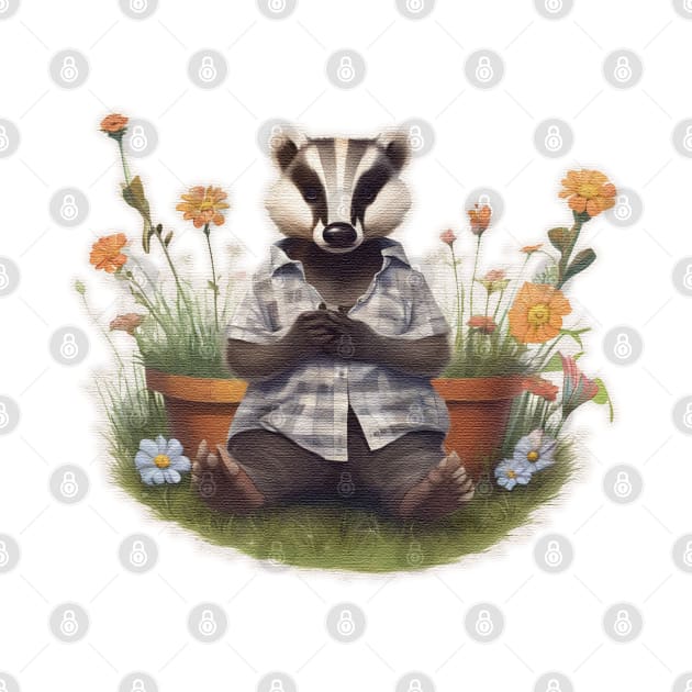 Cute Badger by JnS Merch Store