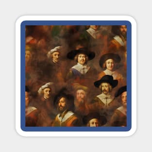 Rembrandt Paintings Mashup Magnet