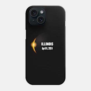 Total Solar Eclipse Illinois 2024 Phone Case