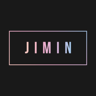 Jimin BTS  | Simple boxed Jimin fan T-Shirt