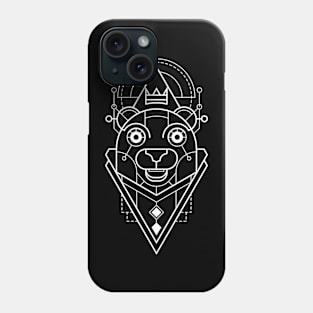 Bear Sacred Geometry Phone Case