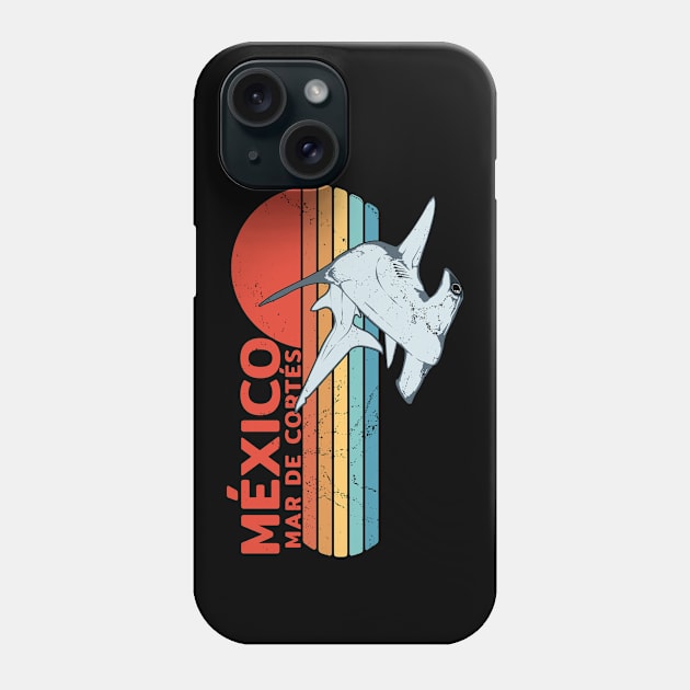 México Sea of Cortez Hammerhead Shark Phone Case by NicGrayTees