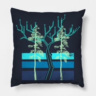 Techno Tree Pillow