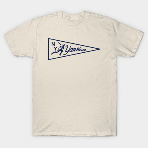Yankees - Vintage 1940's Mini Pennant (Navy) - New York Yankees - T-Shirt |  TeePublic