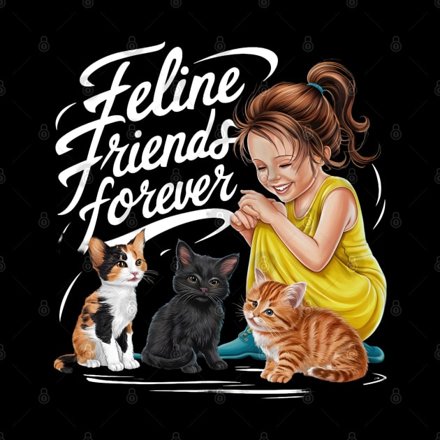 "Purrfect Companionship: Feline Friends Forever" by WEARWORLD