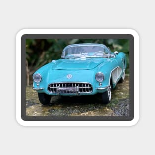 1956 Corvette in Turquoise Magnet