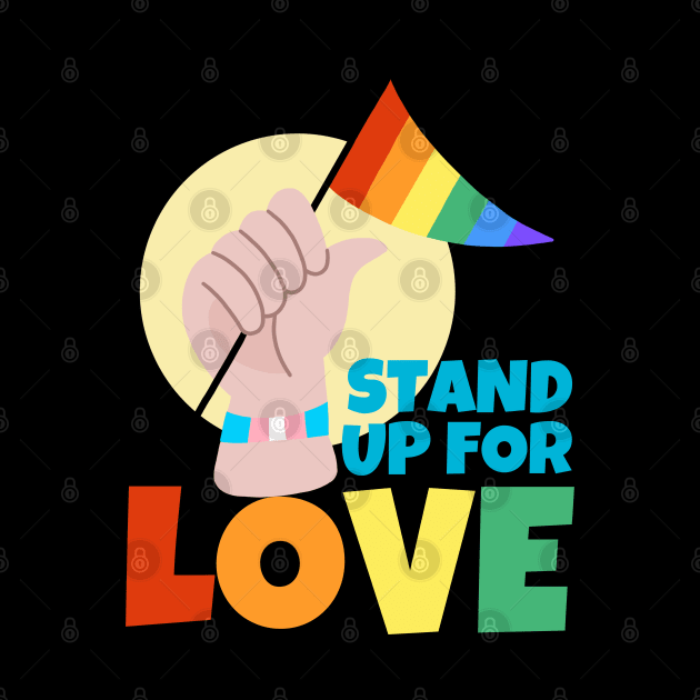 Stand Up For Love LGBT Pride by ricricswert
