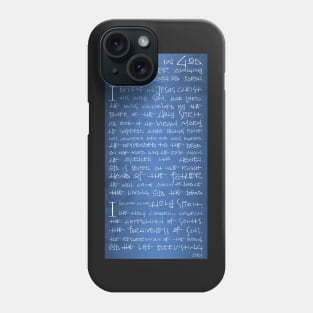 The Apostles Creed Phone Case