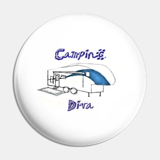 Camping Diva Pin