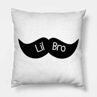 Lil Bro Mustache Pillow