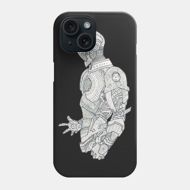 Robot in wonderland Phone Case by obmik