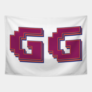 GG | Good Game | Pixel Art Tapestry