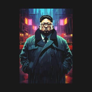 Kim Jong Cyberpunk Art T-Shirt