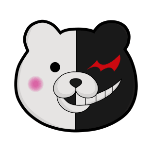 Monokuma Face - Anime Daganronpa T-Shirt