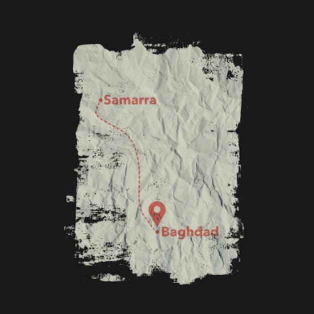 Appointment in Samarra ancient roadmap by TONYSTUFF