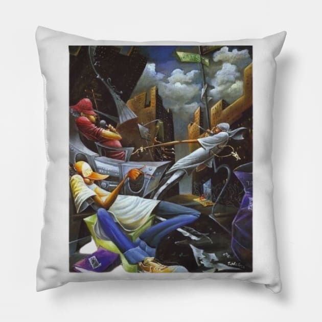 Hip Hop Pillow by CoreDJ Sherman