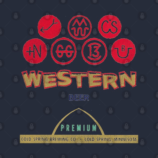 Western Beer Retro Defunct Breweriana by darklordpug