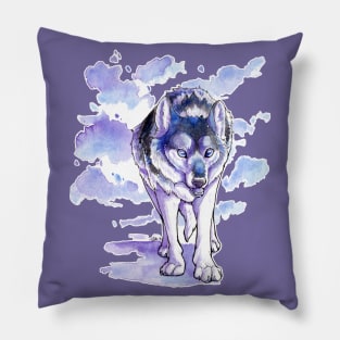 Stalking Wolf Pillow