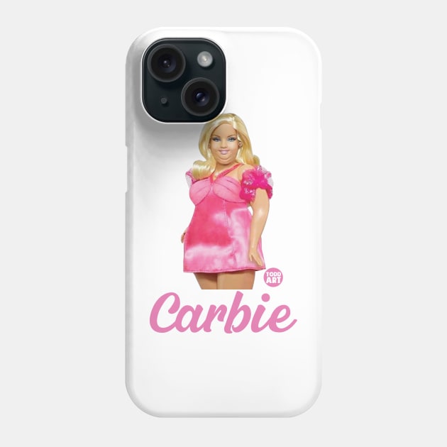 carbie Phone Case by toddgoldmanart