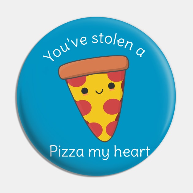 Funny Pizza Pun T-Shirt Pin by happinessinatee