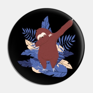 Dabbing Sloth Pin