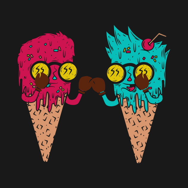 boxing ice cream by yujhin