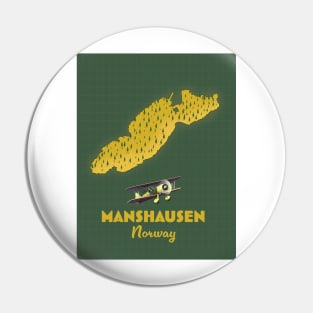 Manshausen Norway travel map Pin