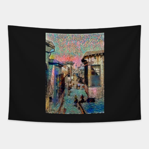 The Straight Road of Damascus - Starrynight Tapestry by Homsalgia