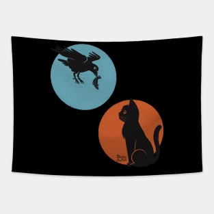 Crow friend Tapestry