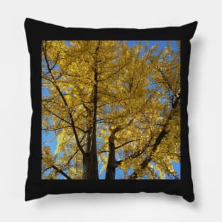 Golden Branches Pillow