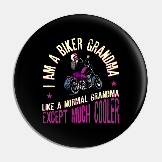 I Am A Biker Grandma Motorcyle For Pin by HypeRamen