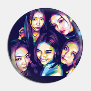 Itzy kpop WPAP Pin