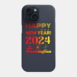 Happy New Year 2024 Phone Case