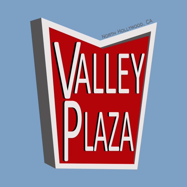 Valley Plaza Vintage Sign by OKAT