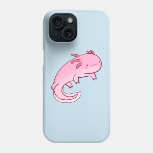 axolotl illustration Phone Case