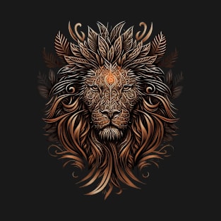 Majestic Tribal Lion T-Shirt