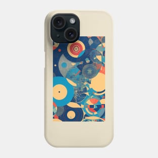 Art Deco and Bauhaus-Inspired Modern Circle Art Phone Case