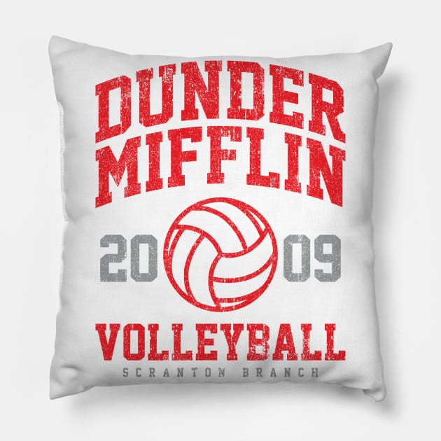 Dunder Mifflin Volleyball - Scranton Branch (Variant) Pillow by huckblade