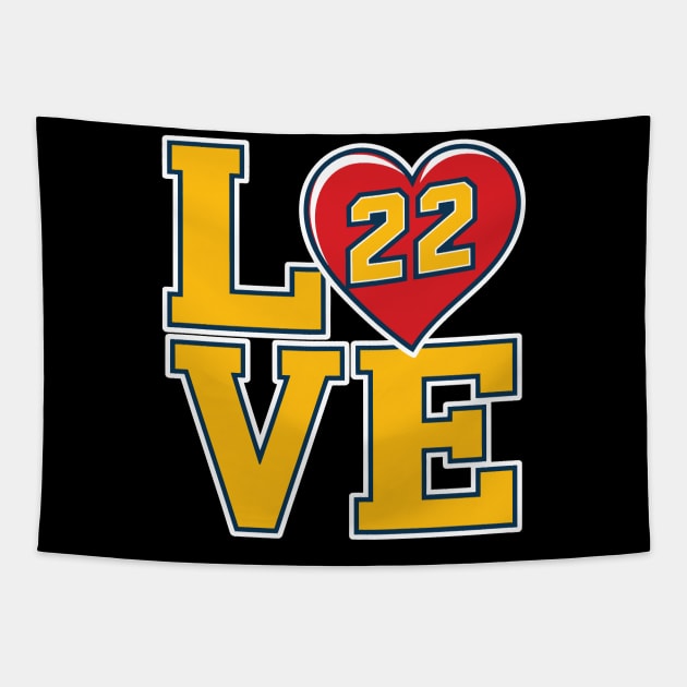 Love 22 (Cait. Clark) v2 Tapestry by Emma