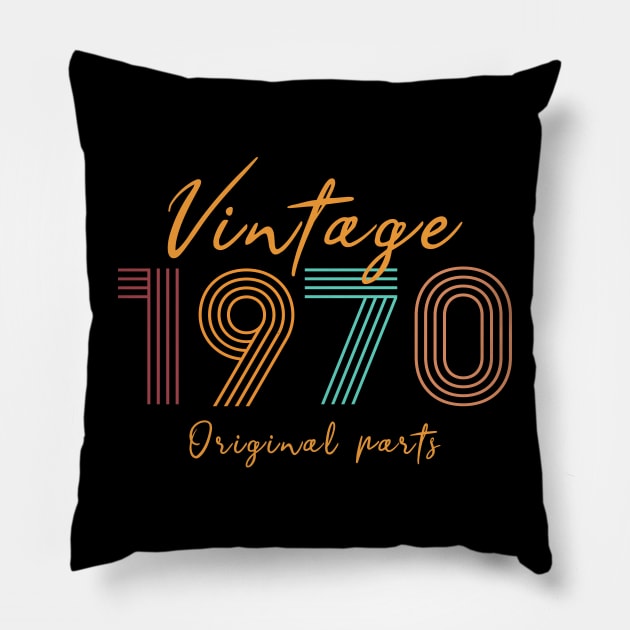 Vintage 1970 Shirt Pillow by Scar