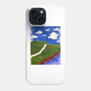 Along the Valleys Painting Phone Case